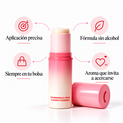 Perfume Sólido de Fresas con Crema™