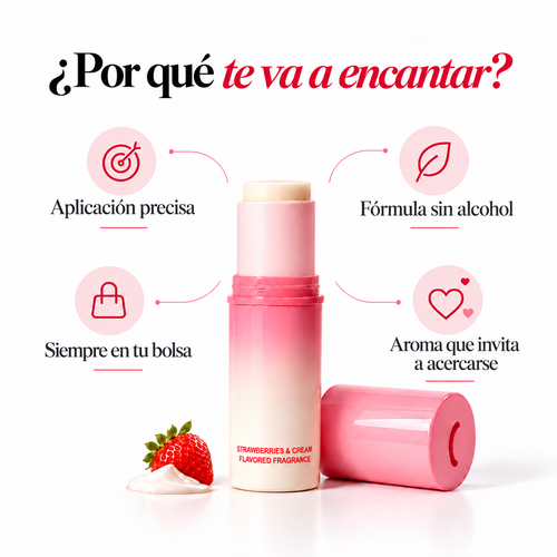 Perfume Sólido de Fresas con Crema™
